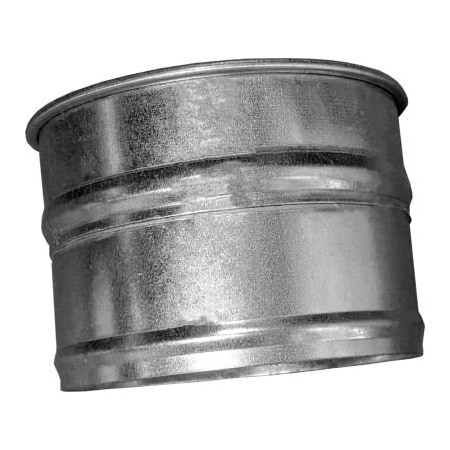 Us Duct US Duct Clamp Together Hose Adapter, 12" Diameter, Galvanized, 22 Gauge RAH12.G22